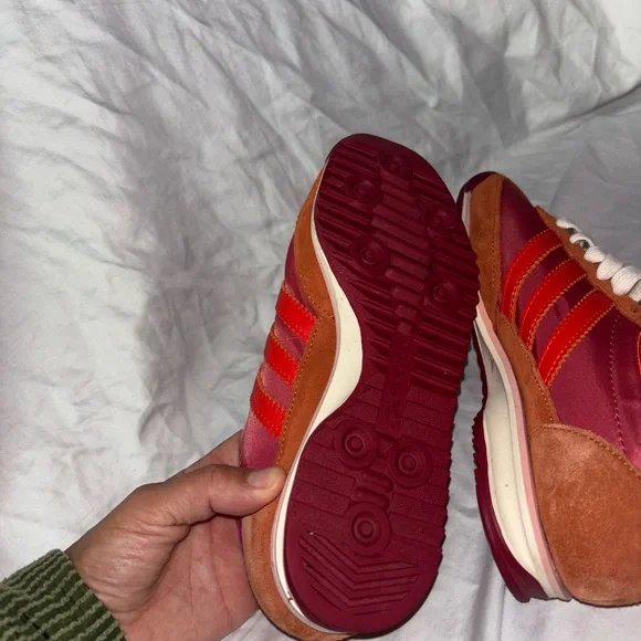 Adidas SL72 x Wales Bonner Orange Maroon Pink 5 - Picture 6 of 7